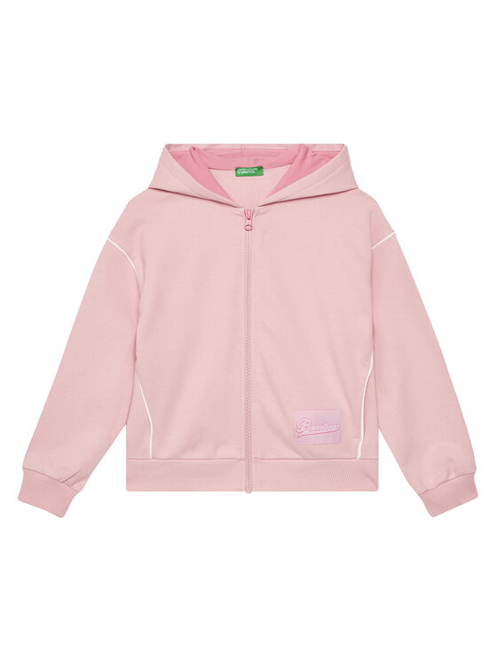 United Colors Of Benetton Суитшърт 3UNIC504T Розов Oversize за Момичета цена
