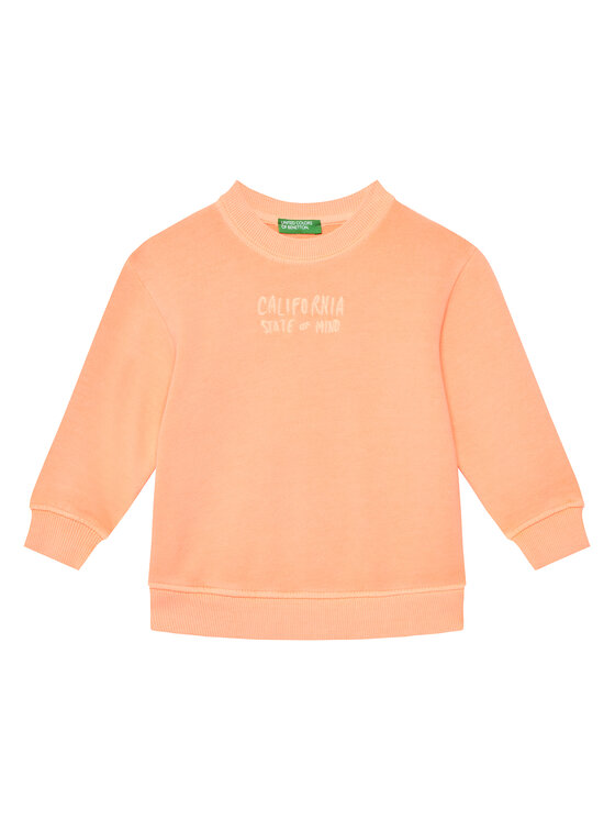 United Colors Of Benetton Суитшърт 3WITG10J4 Оранжев Relaxed Fit за Момичета цена