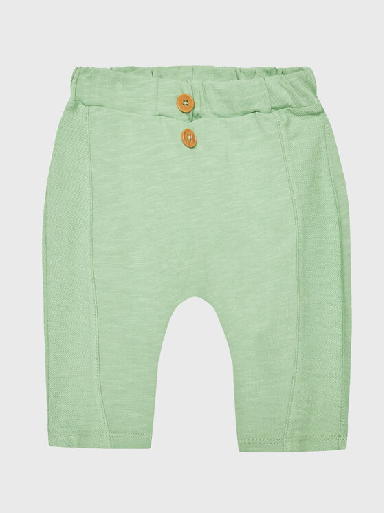 United Colors Of Benetton Текстилни панталони 3BGUAF00Y Зелен Regular Fit за Бебета цена