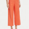 United Colors Of Benetton Текстилни панталони 42A8DF08R Оранжев Wide Leg цвят на ниска цена
