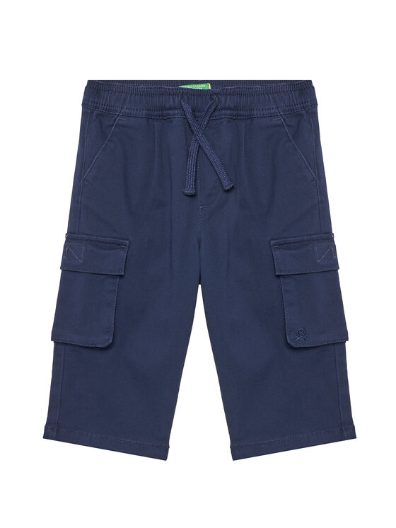 United Colors Of Benetton Текстилни панталони 4TCGGF02B Тъмносин Regular Fit за Момчета цена