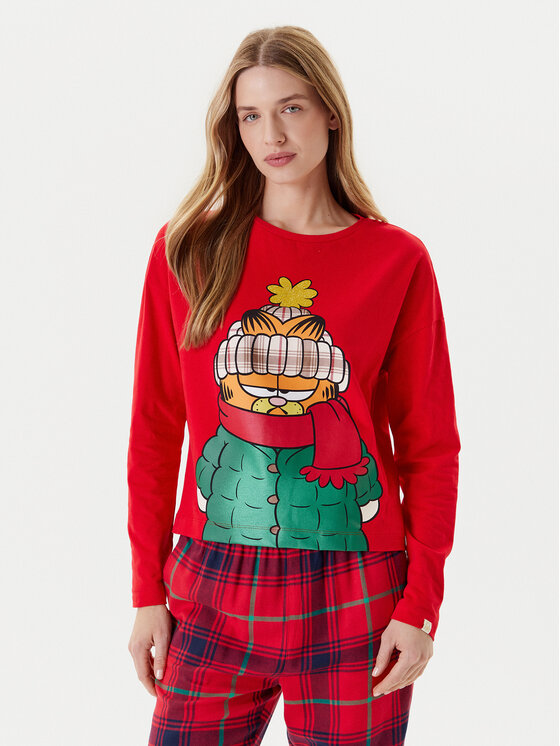 United Colors Of Benetton Тениска на пижама 3DKE3M06L Червен Regular Fit за Жени цена
