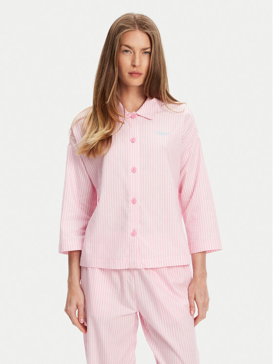United Colors Of Benetton Тениска на пижама 4QFZ3M00A Розов Regular Fit за Жени цена