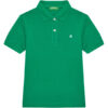 United Colors Of Benetton Тениска с яка и копчета 3089C300Q Зелен Regular Fit за Момчета цена