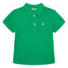 United Colors Of Benetton Тениска с яка и копчета 3089G3008 Зелен Regular Fit за Момчета цена