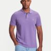 United Colors Of Benetton Тениска с яка и копчета 3089J3179 Виолетов Regular Fit за Мъже цена