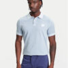 United Colors Of Benetton Тениска с яка и копчета 3089U302D Син Regular Fit за Мъже цена