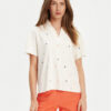 United Colors Of Benetton Тениска с яка и копчета 36QJD300X Бежов Regular Fit за Жени цена