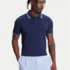 United Colors Of Benetton Тениска с яка и копчета 3F9HU302E Тъмносин Regular Fit за Мъже цена