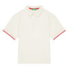 United Colors Of Benetton Тениска с яка и копчета 3MI5C301U Бежов Relaxed Fit за Момчета цена
