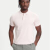 United Colors Of Benetton Тениска с яка и копчета 3WG9U301Z Розов Slim Fit за Мъже цена