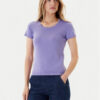 United Colors Of Benetton Тишърт 1091D1M10 Виолетов Regular Fit за Жени цена