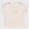United Colors Of Benetton Тишърт 3096A102A Бежов Regular Fit за Момичета цена