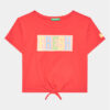 United Colors Of Benetton Тишърт 3096C10BU Червен Regular Fit за Момичета цена