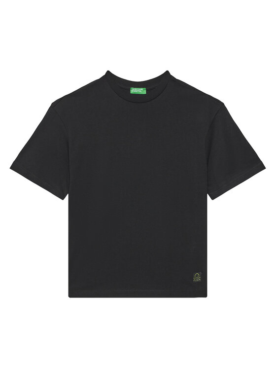 United Colors Of Benetton Тишърт 35RYC10NC Черен Regular Fit за Момчета цена
