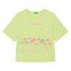United Colors Of Benetton Тишърт 35RYC10OZ Жълт Regular Fit за Момичета цена