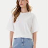 United Colors Of Benetton Тишърт 3903D10AA Бял Boxy Fit за Жени цена