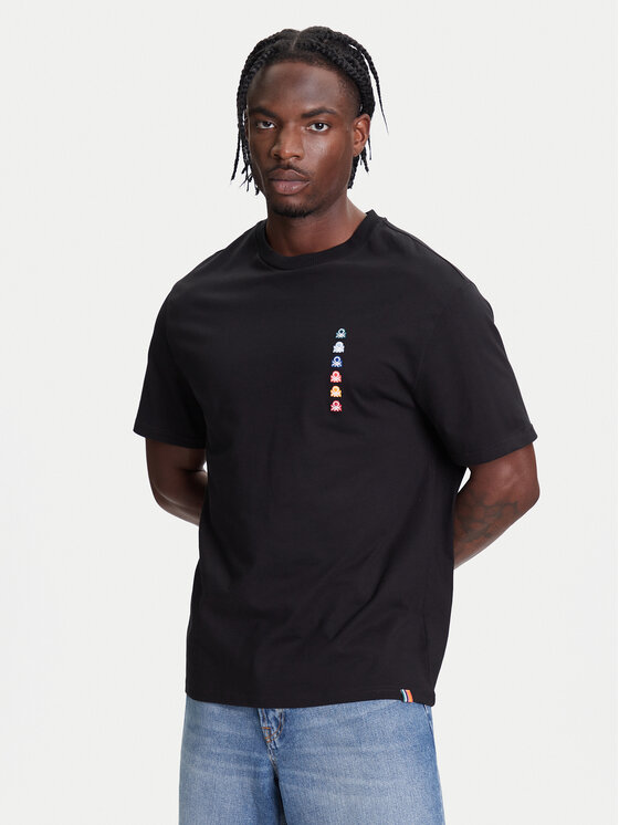 United Colors Of Benetton Тишърт 3BL0U10A1 Черен Oversize за Мъже цена