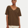 United Colors Of Benetton Тишърт 3BVXD400H Кафяв Relaxed Fit за Жени цена