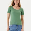 United Colors Of Benetton Тишърт 3FJHD401P Зелен Slim Fit за Жени цена