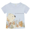 United Colors Of Benetton Тишърт 3I1XA105R Светлосиньо Boxy Fit за Бебета цена