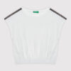 United Colors Of Benetton Тишърт 3I1XC102T Бял Regular Fit цвят на ниска цена