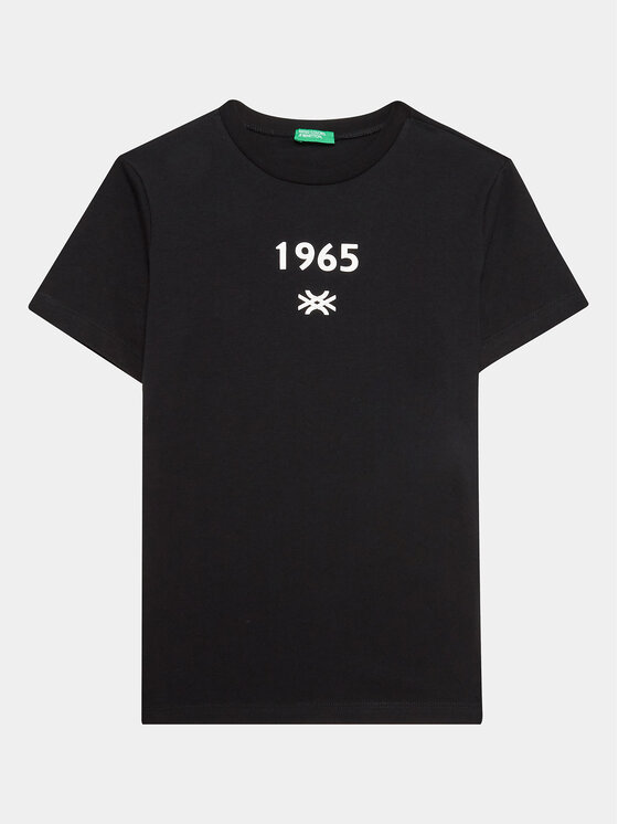 United Colors Of Benetton Тишърт 3I1XC10BI Черен Regular Fit за Момчета цена