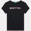 United Colors Of Benetton Тишърт 3I1XC10D1 Черен Regular Fit за Момичета цена