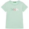 United Colors Of Benetton Тишърт 3I1XC10MZ Зелен Regular Fit за Момичета цена