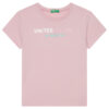 United Colors Of Benetton Тишърт 3I1XC10MZ Розов Regular Fit цвят на ниска цена