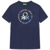 United Colors Of Benetton Тишърт 3I1XC10N3 Тъмносин Regular Fit за Момчета цена