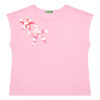 United Colors Of Benetton Тишърт 3I1XC10P0 Розов Regular Fit цвят на ниска цена