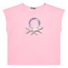 United Colors Of Benetton Тишърт 3I1XC10P1 Розов Regular Fit за Момичета цена