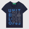 United Colors Of Benetton Тишърт 3I1XG100G Тъмносин Regular Fit за Момчета цена