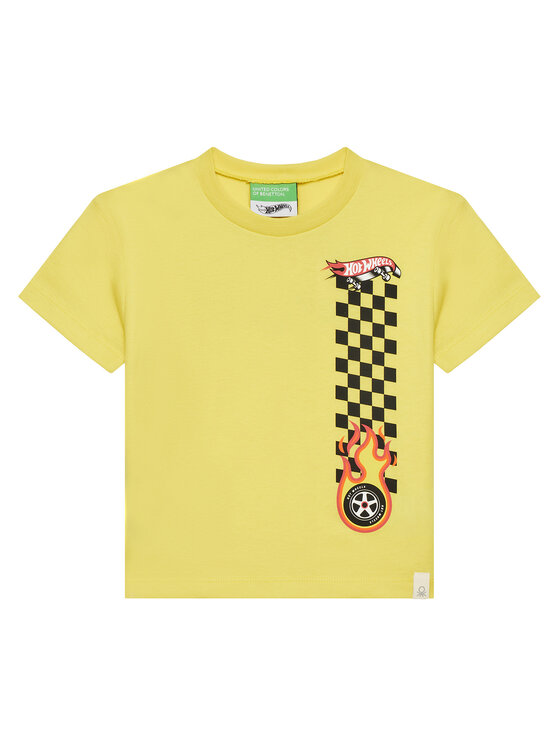 United Colors Of Benetton Тишърт 3I1XG10I3 Зелен Regular Fit за Момчета цена