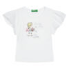 United Colors Of Benetton Тишърт 3I1XG10IU Бял Regular Fit за Момичета цена