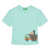 United Colors Of Benetton Тишърт 3I1XG10J6 Зелен Regular Fit за Момчета цена