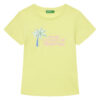 United Colors Of Benetton Тишърт 3I1XG10JB Жълт Regular Fit цвят на ниска цена