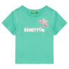 United Colors Of Benetton Тишърт 3I1XG10JB Зелен Regular Fit цвят на ниска цена