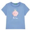 United Colors Of Benetton Тишърт 3I1XG10JJ Син Regular Fit за Момичета цена