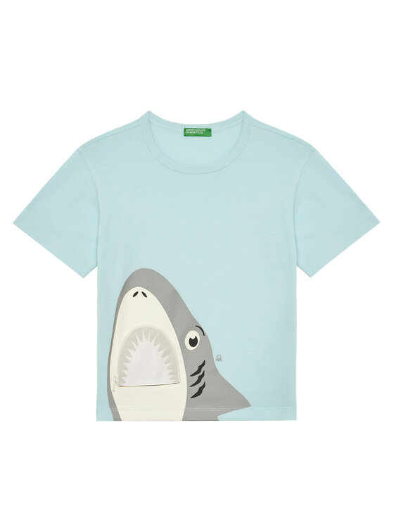United Colors Of Benetton Тишърт 3I1XG10JL Син Regular Fit за Момчета цена