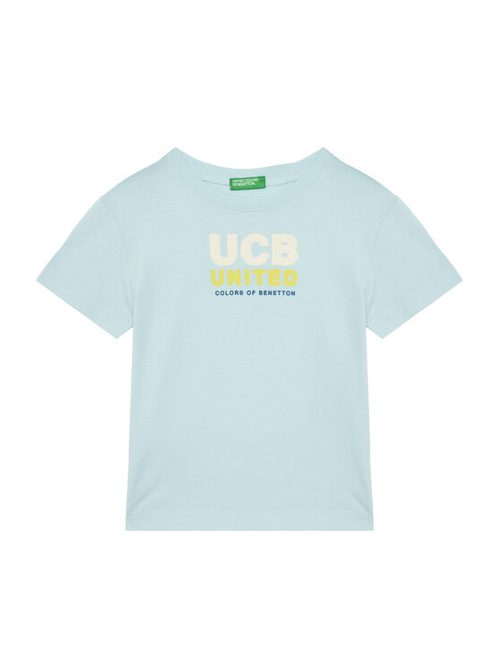 United Colors Of Benetton Тишърт 3I1XG10JO Син Regular Fit за Момчета цена