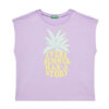 United Colors Of Benetton Тишърт 3JERC10PB Виолетов Regular Fit за Момичета цена