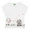 United Colors Of Benetton Тишърт 3JERG10JC Бял Regular Fit за Момичета цена