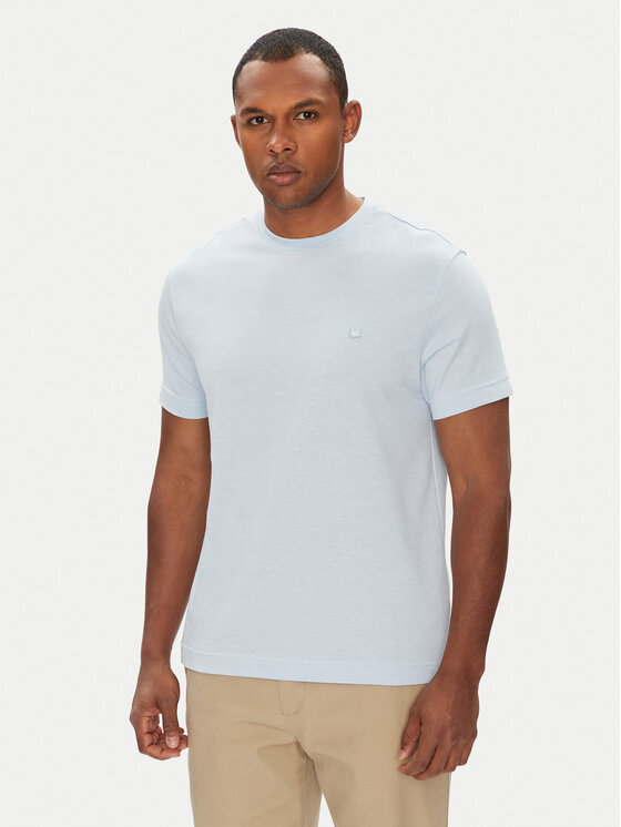 United Colors Of Benetton Тишърт 3M4WU1088 Син Relaxed Fit за Мъже цена