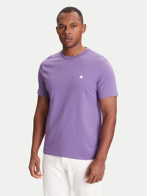 United Colors Of Benetton Тишърт 3MI5J1AF7 Виолетов Regular Fit за Мъже цена