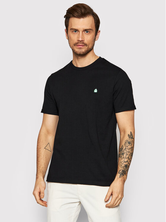 United Colors Of Benetton Тишърт 3MI5J1AF7 Черен Regular Fit за Мъже цена