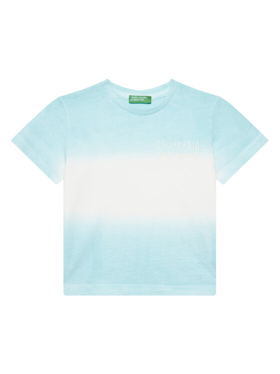 United Colors Of Benetton Тишърт 3NPDG10J5 Син Regular Fit за Момчета цена