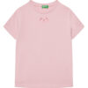 United Colors Of Benetton Тишърт 3P4ZC10O0 Розов Slim Fit за Момичета цена