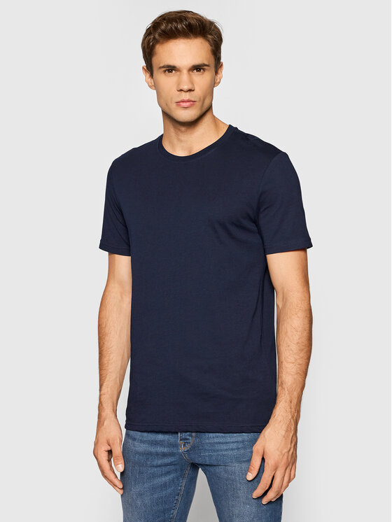 United Colors Of Benetton Тишърт 3U53J1F15 Тъмносин Regular Fit за Мъже цена